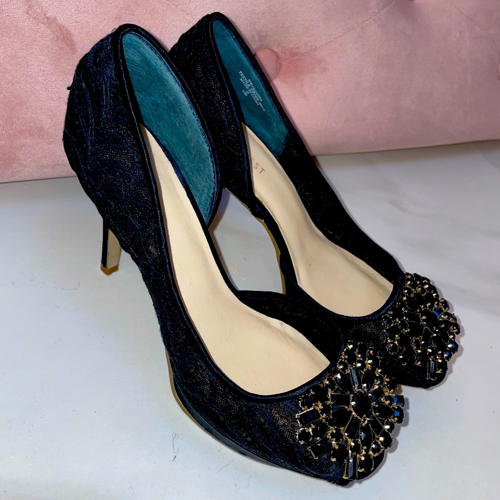 Nine West Sheer Peep Toe Pumps